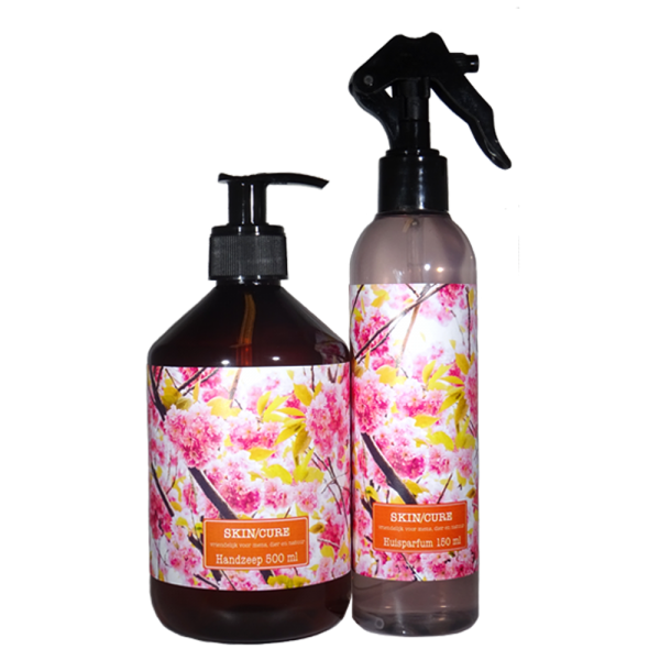 Handzeep + Roomspray : Cherry Blossom actie producten pakket voordeel